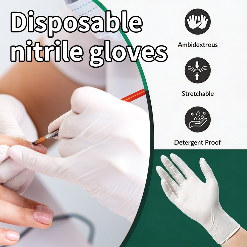 Nitrile Mechanic Glove - 10/50/100/200/400 шт. нитриловых одноразовых перчаток для