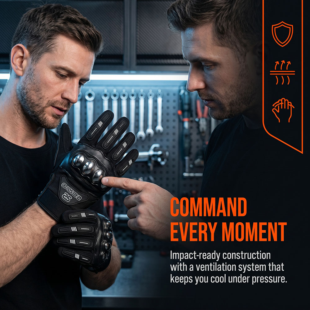 Дышащие мотоциклетные перчатки – обзор и цена Motorcycle Glove Knuckle