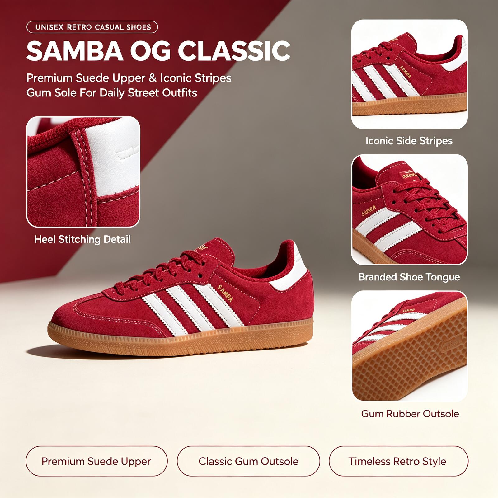 Официальные оригинальные кросс – обзор и цена Adidas Shoes Samba
